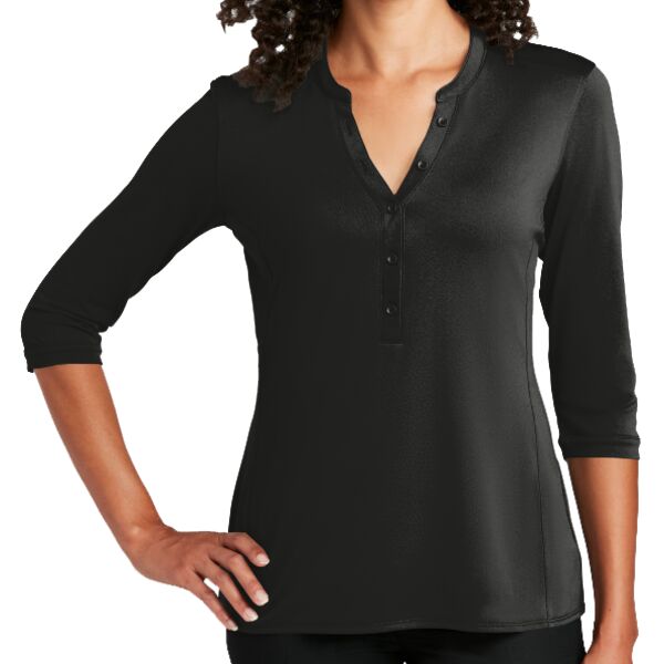 Ladies UV Choice Pique Henley Thumbnail